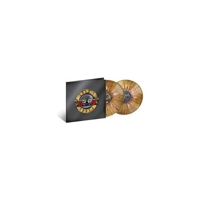 GUNS N' ROSES - GREATEST HITS - LIMITED GOLD, RED + WHITE SPLATTER LP – Hledejceny.cz