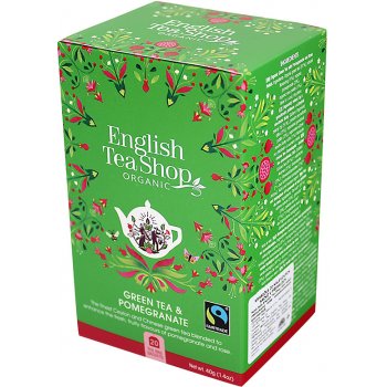 English Tea Shop Zelený čaj s granátovým jablkem 20 sáčků