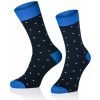 Tak vzorované ponožky Intenso 1917 tmavě modráoranžová
