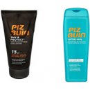 Piz Buin Tan & Protect Mléko urychlující proces opalování SPF15 150 ml + Mléko po opalování After Sun 200 ml dárková sada