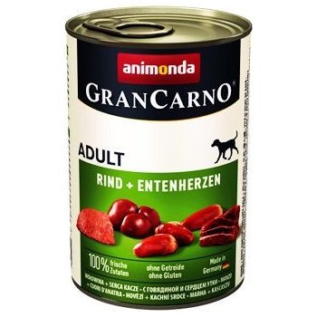 Animonda Gran Carno hovězí & kachní srdce 400 g