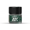 Příslušenství pro model vláčku AK Real Colors IJN D2 Green Black 10 ml.