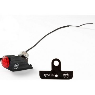 Univerzální LED závodní koncové světlo Melotti Racing - červené | Zboží Auto