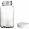 Lékovky Pilulka Plastová lahvička, lékovka čirá s bílým uzávěrem 300 ml