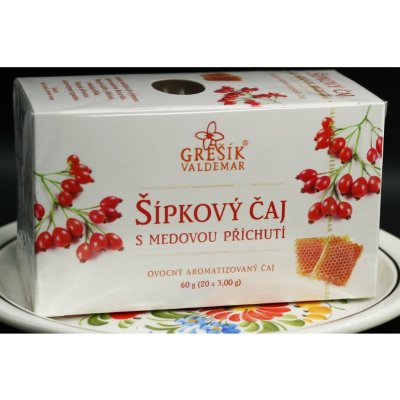 Grešík Šípkový s medem bylinný čaj sáčkový 20 x 3 g – Zbozi.Blesk.cz