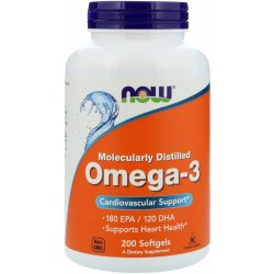 Now Foods Omega 3 200 softgel kapsle