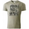 Army a lovecké tričko a košile Tričko E-myslivost Myslivecké pánské souboj muflonů