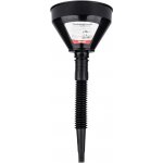 AMIO Flexibilní černý univerzální trychtýř se sítkem 16cm – Zboží Mobilmania