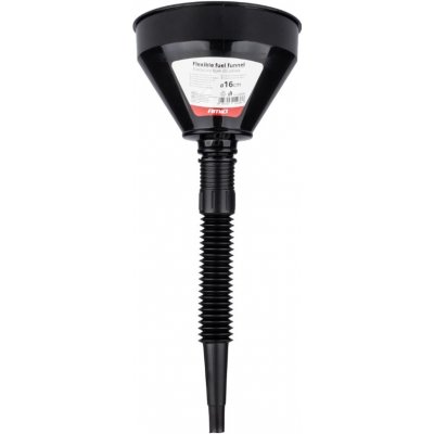 AMIO Flexibilní černý univerzální trychtýř se sítkem 16cm – Zboží Mobilmania