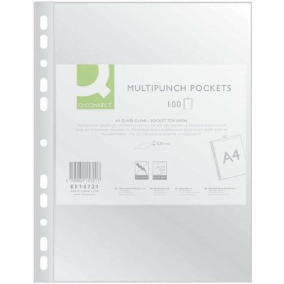 Q-CONNECT A4/50 mikronů, lesklé - balení 100 ks – Zboží Dáma