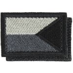 Nášivka: Vlajka Česká republika zrcadlová [40x26] [ssz] šedá | černá – Zboží Dáma