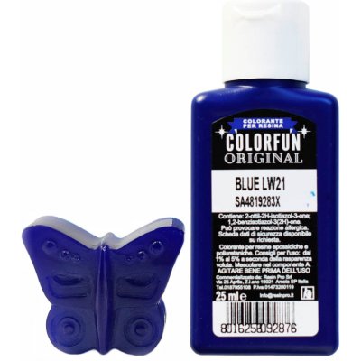 Colorfun barva do pryskyřice modrá 25 ml – Zboží Mobilmania