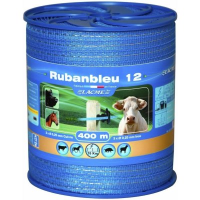 Lacme Ohradníková páska RUBAN BLEU 12 mm modrá Rozměry: 200 m – Zbozi.Blesk.cz