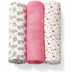 BabyOno Mušelínové 70 x 70 růžová 3 ks – Zboží Dáma