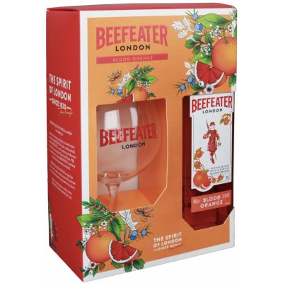 Beefeater Blood Orange 37,5% 0,7 l (dárkové balení 1 sklenice) – Zboží Dáma