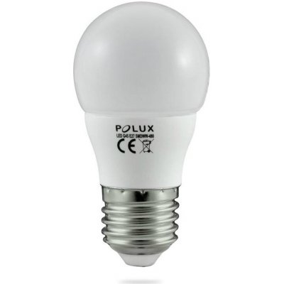 Polux 7516 LED žárovka LED E27 G45 5,5W = 40W 480lm 3000K Teplá bílá 130° GOLDLUX – Zboží Mobilmania