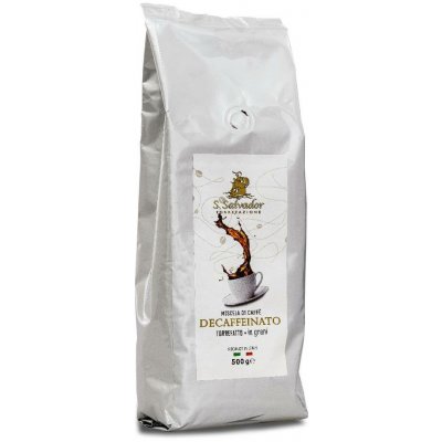 San Salvador míchaná káva SAN SALVADOR DECAFFEINATO zrnková 0,5 kg – Hledejceny.cz