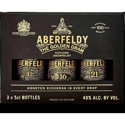 Aberfeldy The Golden Dram 40% 3 x 0,05 l (set) – Hledejceny.cz
