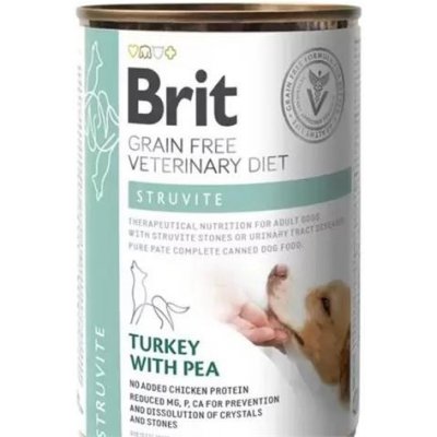 Brit Veterinary Diet Dog Grain Free Struvite Turkey with Pea 400 g – Zbozi.Blesk.cz