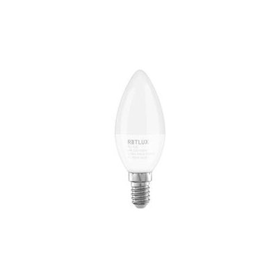 Retlux žárovka RLL 428, LED C37, E14, 6W, denní bílá