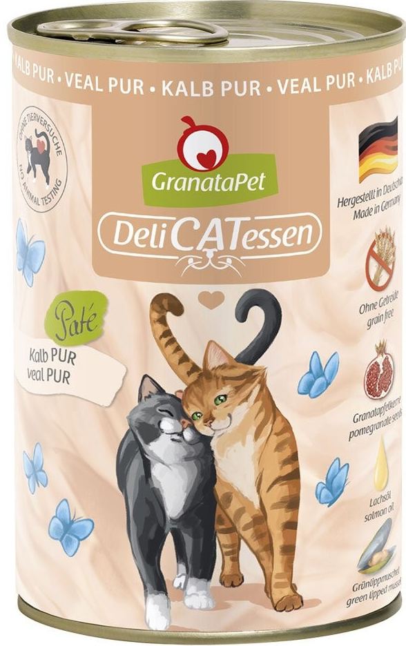 GranataPet pro kočky Delicatessen čisté telecí maso 6 x 400 g
