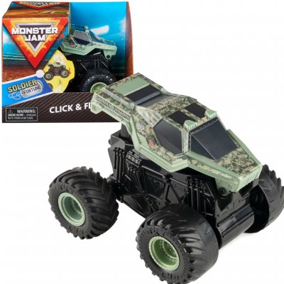 Spin Master Monster Jam truck Soldier Fortune click & amp; flip 1:43