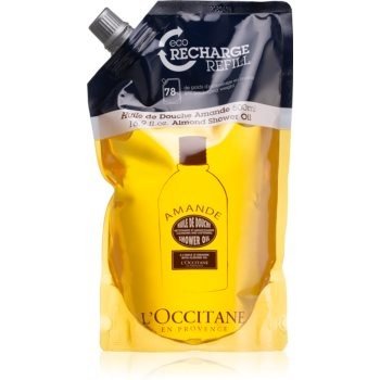 L’Occitane Amande sprchový olej náhradní náplň bergamot 500 ml