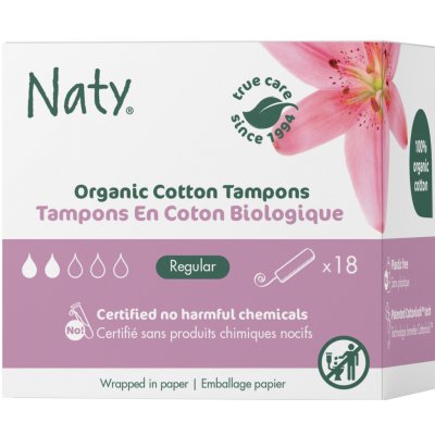 Naty Tampony Regular 18 ks – Sleviste.cz