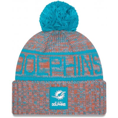 New Era Pánská zimní čepice Miami Dolphins NFL 2025 Sideline Sport Knit – Hledejceny.cz