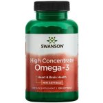 Swanson High Concentrate Omega-3 120 kapslí – Hledejceny.cz