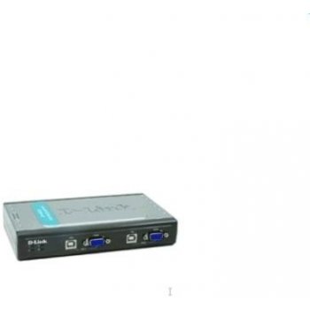 D-Link DKVM-4U 4-Port KVM switch, USB, včetně 2 ks 1.8m kabelů