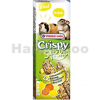 Versele-Laga Crispy Sticks Tyčinka Činčila a králík s citrusovým ovocem 2 x 55 g