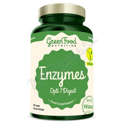 GreenFood Enzymes Opti7 Digest 90 kapslí – Hledejceny.cz