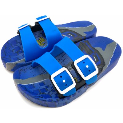Gezar Auto dětské páskové pantofle světle modrá – Sleviste.cz