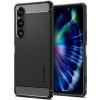 Pouzdro a kryt na mobilní telefon Sony Spigen Rugged Armor, matte black - Sony Xperia 1 VI