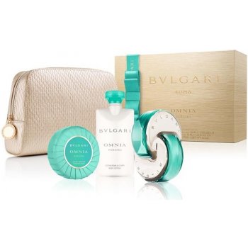 Bvlgari Omnia Paraiba EDT 65 ml + tělové mléko 75 ml + mýdlo 75 g + etue dárková sada