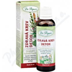 Dr.Popov Kapky bylinné Zdravá krev detox 50 ml