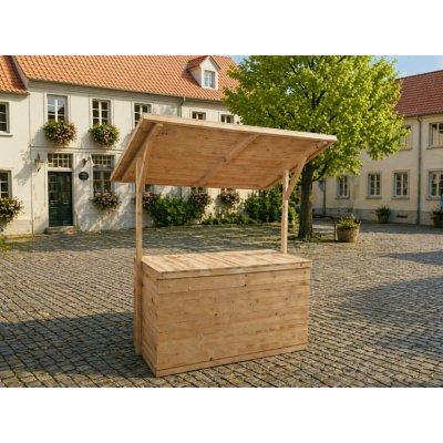 nejzahradnidomek.cz Klasický prodejní stánek natur 1,5 × 0,75 m – Sleviste.cz