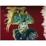 David Reichelt | Benátská maska I Rám: Bez rámu, Velikost: 20 x 30 cm – Hledejceny.cz