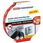 tesa Powerbond Ultra Strong oboustranná montážní páska 5 m x 19 mm bílá – Hledejceny.cz