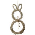 Závěsná proutěná dekorace králík Rabbit 29*7*64 cm – Zboží Dáma