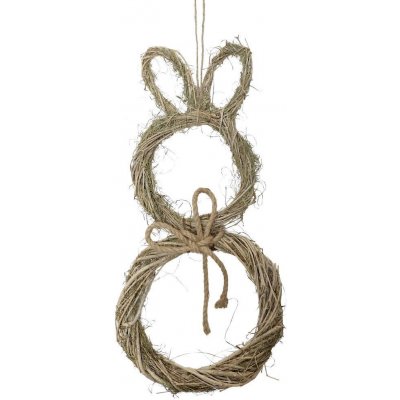 Závěsná proutěná dekorace králík Rabbit 29*7*64 cm – Zboží Dáma