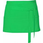 Link Kitchen Wear Krátká barmanská zástěra se třEma předníma kapsama Zelená jablková Pantone 360 X983 – Hledejceny.cz