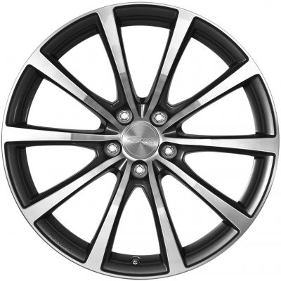 Brock B32 7,5x18 5x112 ET51 himalaya grey polished – Zboží Mobilmania