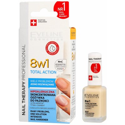 Eveline Nail Therapy Total Action 8v1 12 ml – Zboží Mobilmania