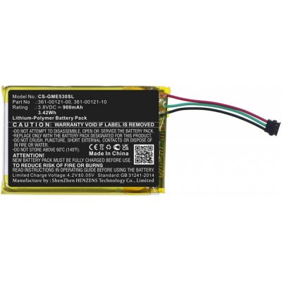 VHBW Baterie pro Garmin Edge 530 / 830, 900 mAh - neoriginální – Sleviste.cz