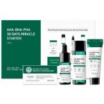 Some By Mi AHA BHA PHA 30 Days Miracle AC SOS mycí pěna 30 ml + tonikum 30 ml + sérum 10 ml + krém 20 g dárková sada – Zboží Dáma