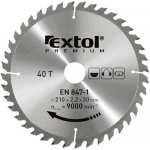 EXTOL PREMIUM Kotouč pilový s SK plátky, O 160x2,6x30mm, 36T (8803215) – Hledejceny.cz