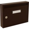 Poštovní schránka DOLS E-01 RAL8017 - poštovní schránka do bytových a panelových domů, hnědá