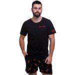 1P0911 pánské pyžamo krátké černé – Zboží Dáma